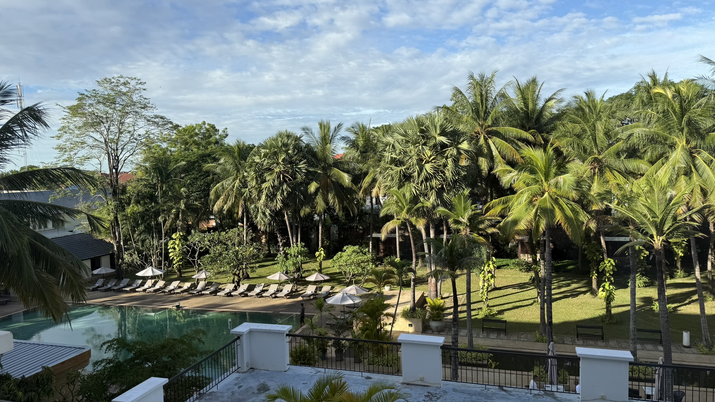 Stone carvings at Angkor temple complex